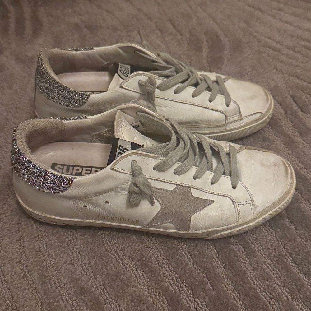 Golden Goose Super-Star White leather Sneakers